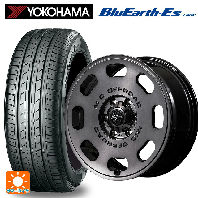 215/65R16 98H ヨコハマ ブルーアースEs ES32 エムアイディー ナイトロパワー D8 パルサー GSM 16-6J 国産車用 サマータイヤホイール4本セット|タイヤホイール専門店コニシタイヤ