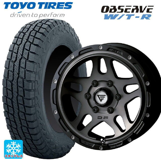215/65R16 109/107Q トーヨー オブザーブ W/T-R エクシズルライン デルタフォース オーバーランダー マットスモークポリッシュ 16-7J 国産車用 スタッドレスタイヤホイール4本セット｜タイヤホイール専門店コニシタイヤ