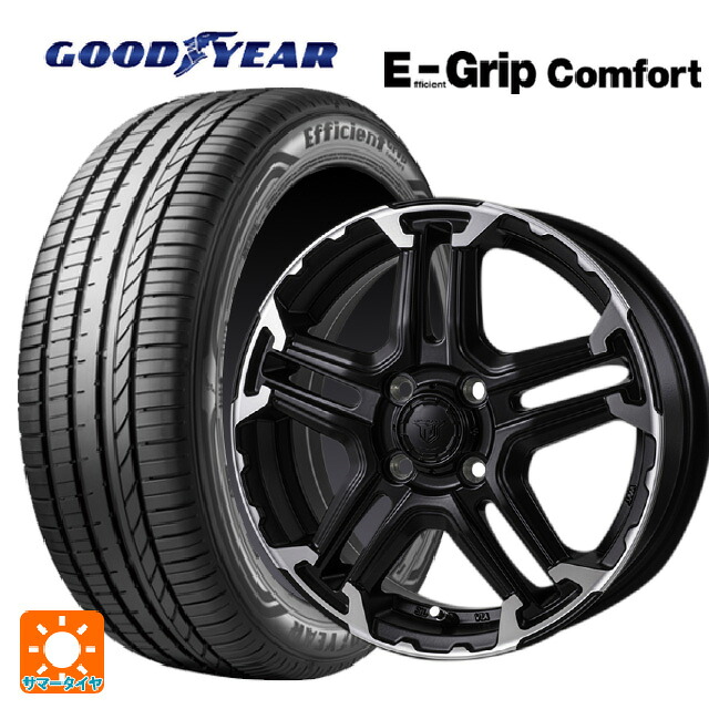 165/50R15 73V グッドイヤー エフィシェントグリップ コンフォート ジャパン三陽 ジェイピースタイル エムジェイ トレイル サテンブック/ポリッシュ 15-4.5J 国産車用 サマータイヤホイール4本セット｜タイヤホイール専門店コニシタイヤ 105,890円