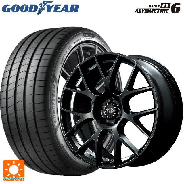 225/40R18 92Y XL グッドイヤー イーグル F1 アシメトリック6 エムアイディー MTW TW027 SBU 18-7J 国産車用 サマータイヤホイール4本セット 143,620円