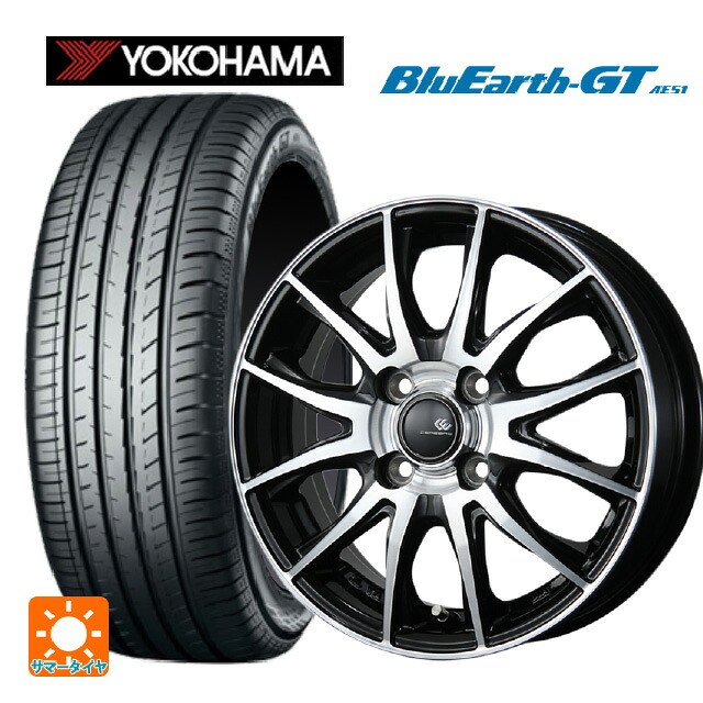 ホンダ Super-ONE(スーパーワン)(JG6)用 195/45R16 84V XL ヨコハマ ブルーアースGT AE51 トピー セレブロ ティーエックス2 ブラックポリッシュ 新品サマータイヤホイール 4本セット|タイヤホイール専門店コニシタイヤ