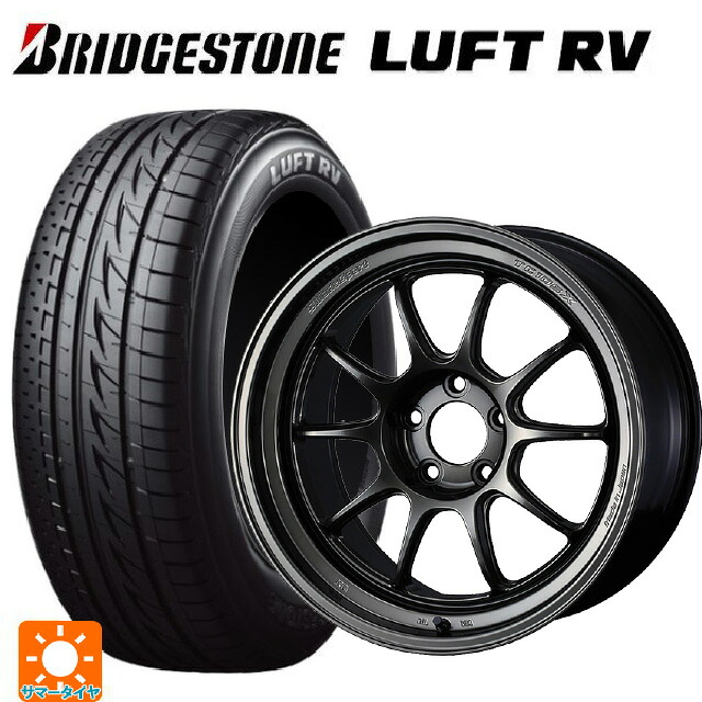 225/45R18 95W XL ブリヂストン ルフトRV(日本製) 正規品 ウェッズ ウェッズスポーツ TC105X DSR EJ-TITAN 18-8.5J 国産車用 サマータイヤホイール4本セット｜タイヤホイール専門店コニシタイヤ