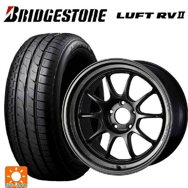 235/50R18 97W ブリヂストン ルフトRV2(日本製) 正規品 # ウェッズ ウェッズスポーツ TC105X DSR EJ-TITAN 18-8.5J 国産車用 サマータイヤホイール4本セット 193,590円