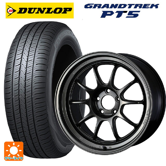 235/60R18 107V ダンロップ グラントレックPT5 ウェッズ ウェッズスポーツ TC105X DSR EJ-TITAN 18-8.5J 国産車用 サマータイヤホイール4本セット 205,165円