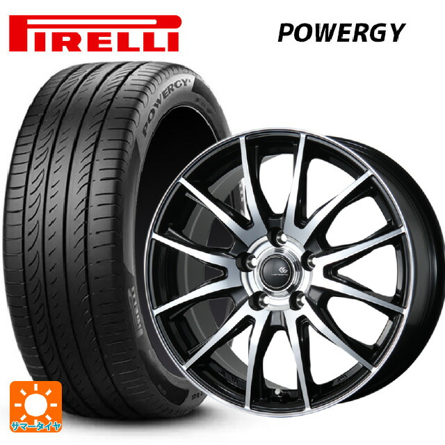 225/60R17 99H ピレリ パワジー 正規品 トピー セレブロ ティーエックス2 ブラックポリッシュ 17-7J 国産車用 サマータイヤホイール4本セット|タイヤホイール専門店コニシタイヤ