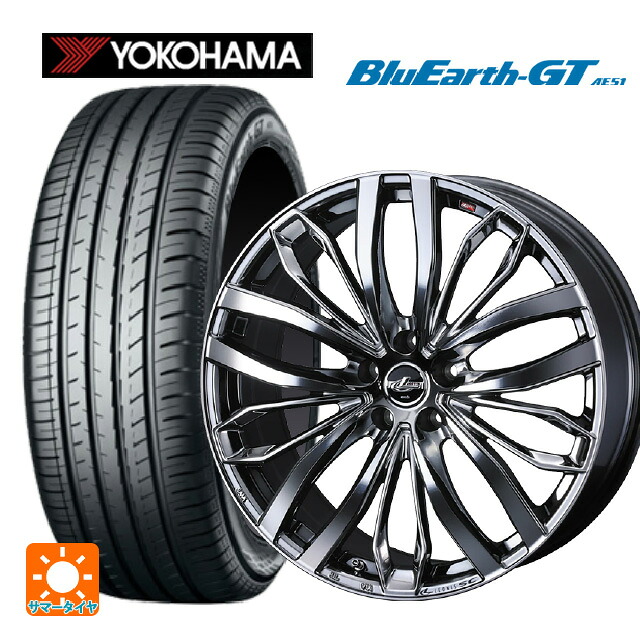 245/40R18 97W XL ヨコハマ ブルーアースGT AE51 ウェッズ レオニス SC BMCMC 18-8J 国産車用 サマータイヤホイール4本セット