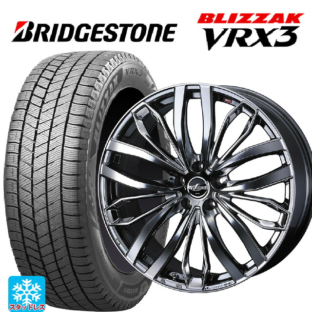 215/60R16 95Q ブリヂストン ブリザック VRX3 正規品 # ウェッズ レオニス SC BMCMC 16-6.5J 国産車用 スタッドレスタイヤホイール4本セット|タイヤホイール専門店コニシタイヤ