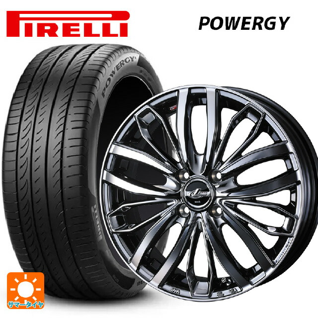 195/65R16 92V ピレリ パワジー 正規品 ウェッズ レオニス SC BMCMC 16-6J 国産車用 サマータイヤホイール4本セット