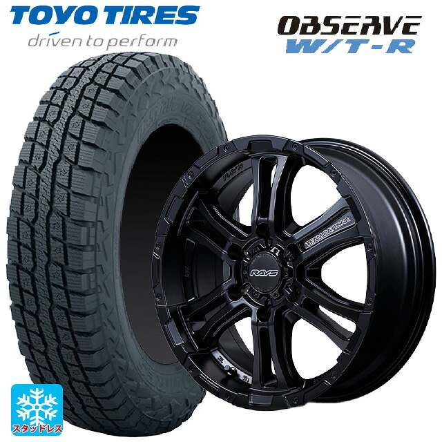 215/65R16 109/107Q トーヨー オブザーブ W/T-R レイズ チームデイトナ FDX-AG BOJ 16-6.5J 国産車用 スタッドレスタイヤホイール4本セット|タイヤホイール専門店コニシタイヤ