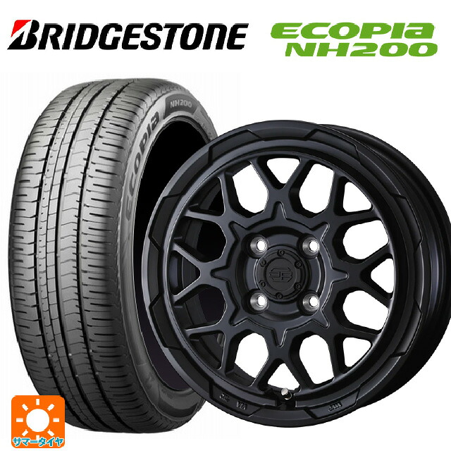 185/70R14 88S ブリヂストン エコピア NH200 正規品 ウェッズ ウェッズ アドヴェンチャー スタットベルグ2 MBK 14-5J 国産車用 サマータイヤホイール4本セット 59,609円