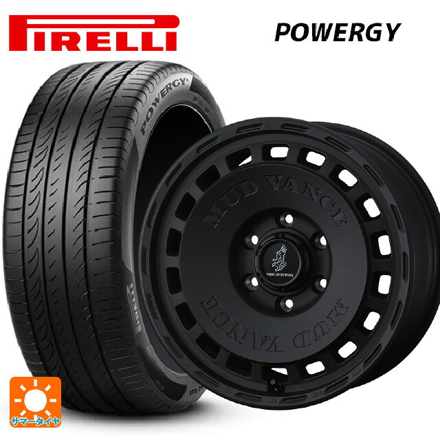 225/45R18 95W XL ピレリ パワジー 正規品 ウェッズ マッドヴァンス DX # FMBK 18-7.5J 国産車用 サマータイヤホイール4本セット