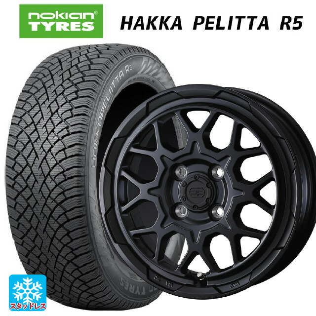 175/65R14 82R ノキアン ハッカペリッタR5 ウェッズ ウェッズ アドヴェンチャー スタットベルグ2 MBK 14-5J 国産車用 スタッドレスタイヤホイール4本セット