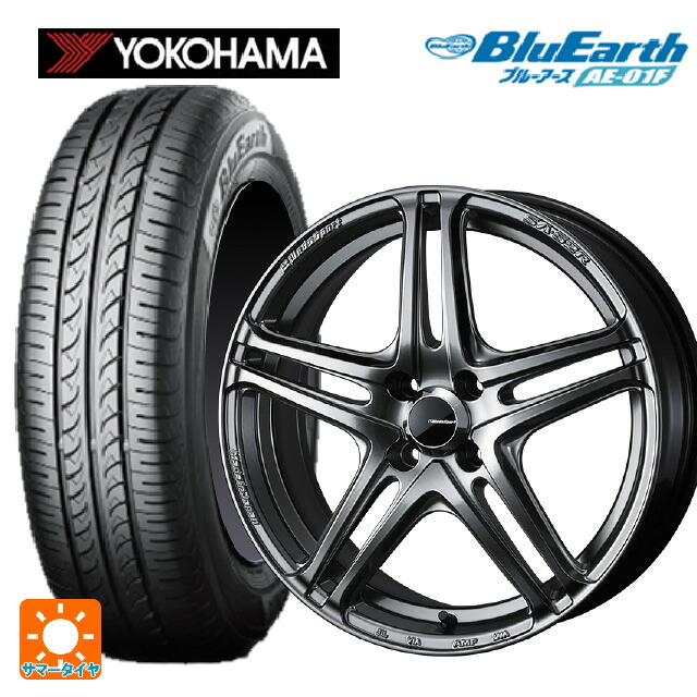 185/55R16 83V ヨコハマ ブルーアース AE01F ウェッズ ウェッズスポーツ SA 52R PSB 16-6.5J 国産車用 サマータイヤホイール4本セット