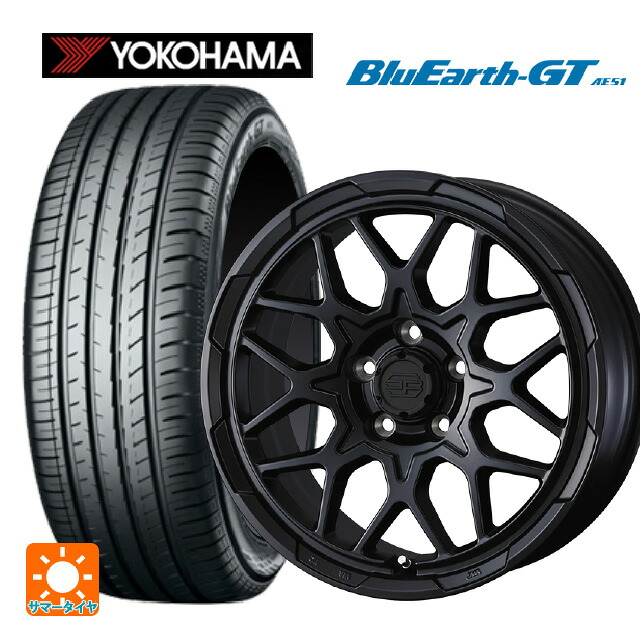 225/55R17 101W XL ヨコハマ ブルーアースGT AE51 ウェッズ ウェッズ アドヴェンチャー スタットベルグ2 MBK 17-7J 国産車用 サマータイヤホイール4本セット