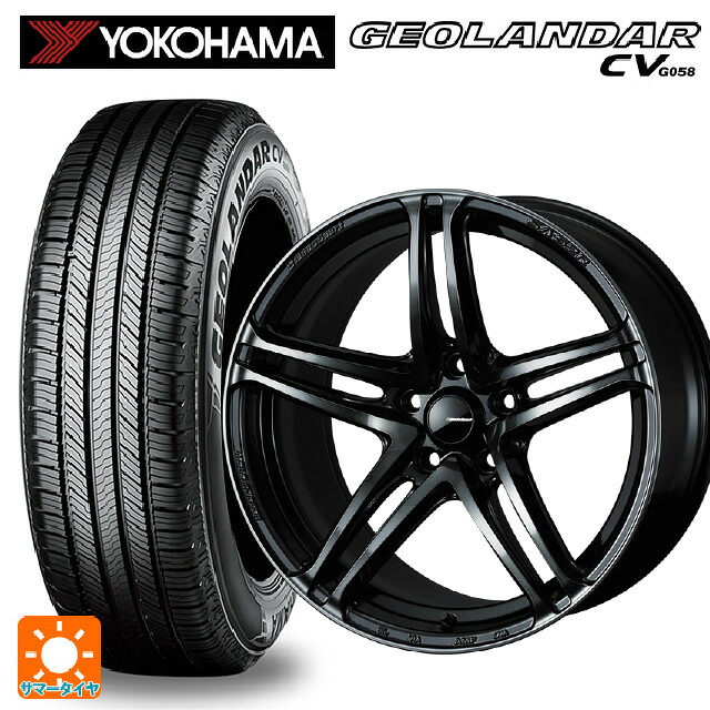 215/50R18 92V ヨコハマ ジオランダー CV G058 正規品 ウェッズ ウェッズスポーツ SA 52R WBC 18-7.5J 国産車用 サマータイヤホイール4本セット｜タイヤホイール専門店コニシタイヤ
