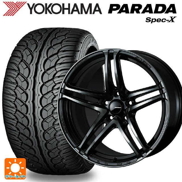 トヨタ bZ4X(11/15系)用 235/60R18 103V ヨコハマ パラダ PA02 ウェッズ ウェッズスポーツ SA 52R WBC 新品サマータイヤホイール 4本セット