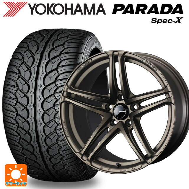 235/60R18 103V ヨコハマ パラダ PA02 ウェッズ ウェッズスポーツ SA 52R EJ-BRONZE2 18-9J 国産車用 サマータイヤホイール4本セット｜タイヤホイール専門店コニシタイヤ