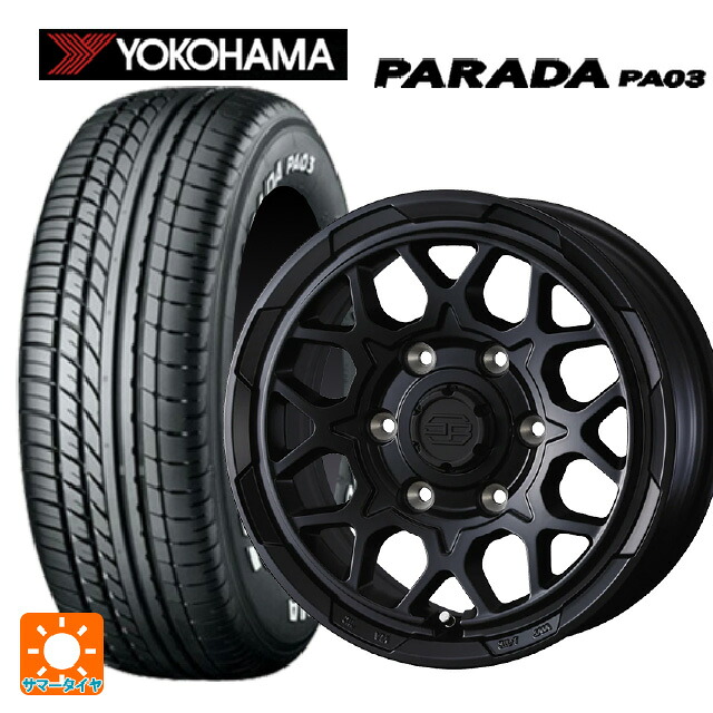 215/65R16 109/107S ヨコハマ パラダ PA03 ホワイトレター ウェッズ ウェッズ アドヴェンチャー スタットベルグ2 MBK 16-6.5J 国産車用 サマータイヤホイール4本セット