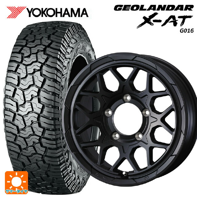 215/70R16 100/97Q ヨコハマ ジオランダー X-AT G016 ブラックレター 正規品 ウェッズ ウェッズ アドヴェンチャー スタットベルグ2 MBK 16-5.5J 国産車用 サマータイヤホイール4本セット