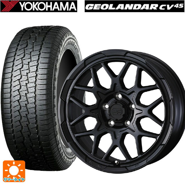 215/60R17 96V ヨコハマ ジオランダー CV G058 正規品 ウェッズ ウェッズ アドヴェンチャー スタットベルグ2 MBK 17-7J 国産車用 サマータイヤホイール4本セット｜タイヤホイール専門店コニシタイヤ