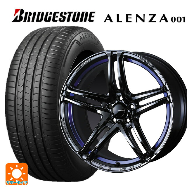 235/55R18 100V ブリヂストン アレンザ001 正規品 # ウェッズ ウェッズスポーツ SA 52R BLC2 18-8J 国産車用 サマータイヤホイール4本セット