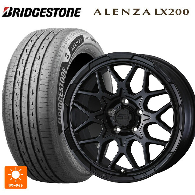 225/65R17 102H ブリヂストン アレンザLX200 正規品 # ウェッズ ウェッズ アドヴェンチャー スタットベルグ2 MBK 17-7J 国産車用 サマータイヤホイール4本セット
