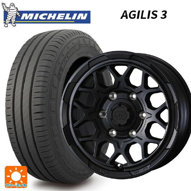 215/65R16 109/107T ミシュラン 正規品 アジリス 3 ウェッズ ウェッズ アドヴェンチャー スタットベルグ2 MBK 16-6.5J 国産車用 サマータイヤホイール4本セット|タイヤホイール専門店コニシタイヤ
