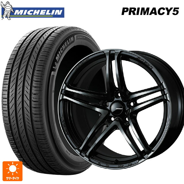 245/45R18 100W XL ミシュラン プライマシー5 正規品 ウェッズ ウェッズスポーツ SA 52R WBC 18-8.5J 国産車用 サマータイヤホイール4本セット