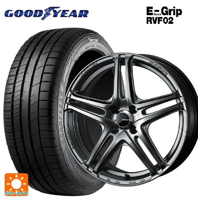 165/55R15 75V グッドイヤー エフィシェントグリップ RVF02 ウェッズ ウェッズスポーツ SA 52R PSB 15-5J 国産車用 サマータイヤホイール4本セット|タイヤホイール専門店コニシタイヤ