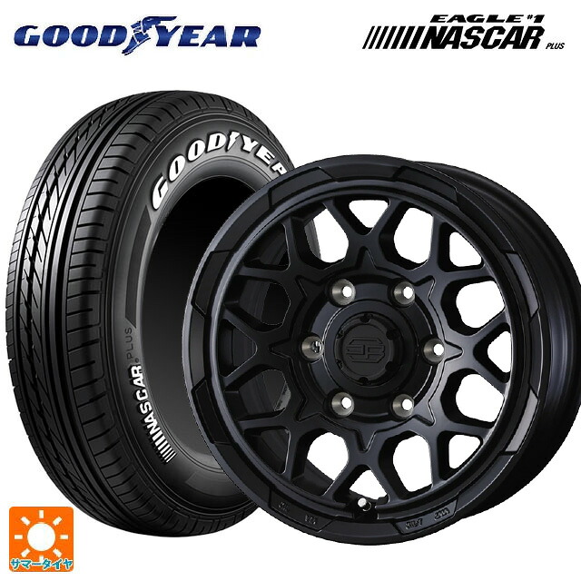 195/80R15 107/105N グッドイヤー イーグル ナンバー1 ナスカープラス ホワイトレター ウェッズ ウェッズ アドヴェンチャー スタットベルグ2 MBK 15-6J 国産車用 サマータイヤホイール4本セット