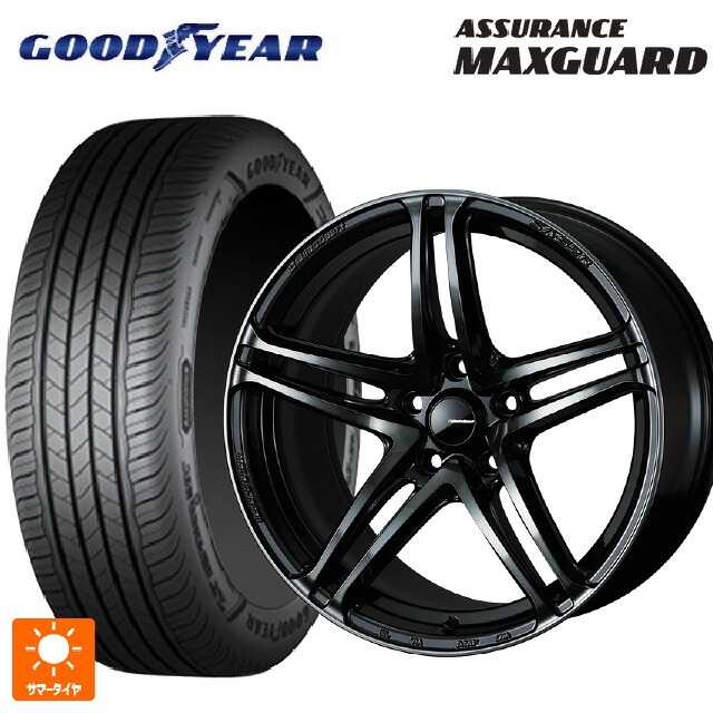 195/65R16 92V グッドイヤー アシュアランス マックスガード ウェッズ ウェッズスポーツ SA 52R WBC 16-6.5J 国産車用 サマータイヤホイール4本セット
