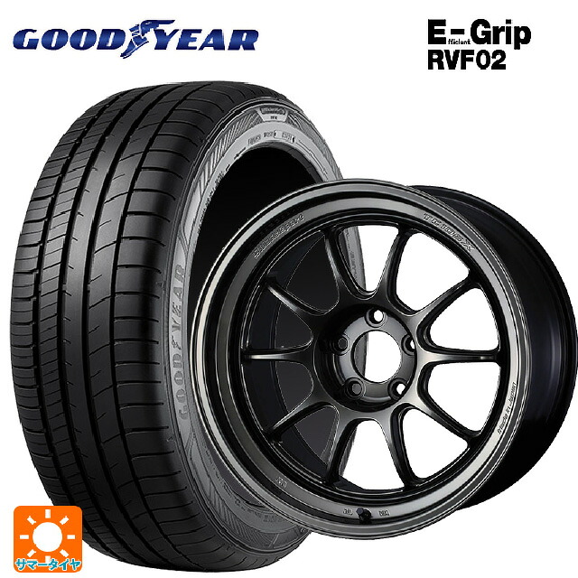 235/50R18 101W XL グッドイヤー エフィシェントグリップ RVF02 ウェッズ ウェッズスポーツ TC105X DSR EJ-TITAN 18-8.5J 国産車用 サマータイヤホイール4本セット|タイヤホイール専門店コニシタイヤ