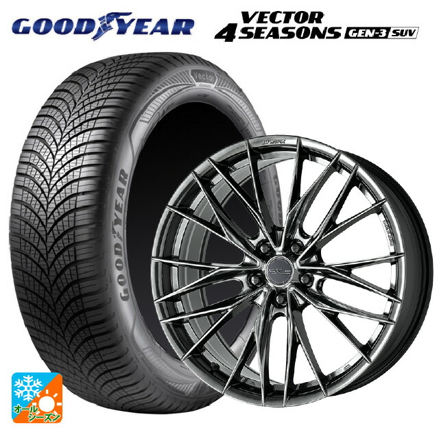 235/50R18 101W XL グッドイヤー ベクター4シーズンズ ジェン3 SUV ワーク シュヴァート ブルネン LX GTK 18-7.5J 国産車用 オールシーズンタイヤホイール4本セット