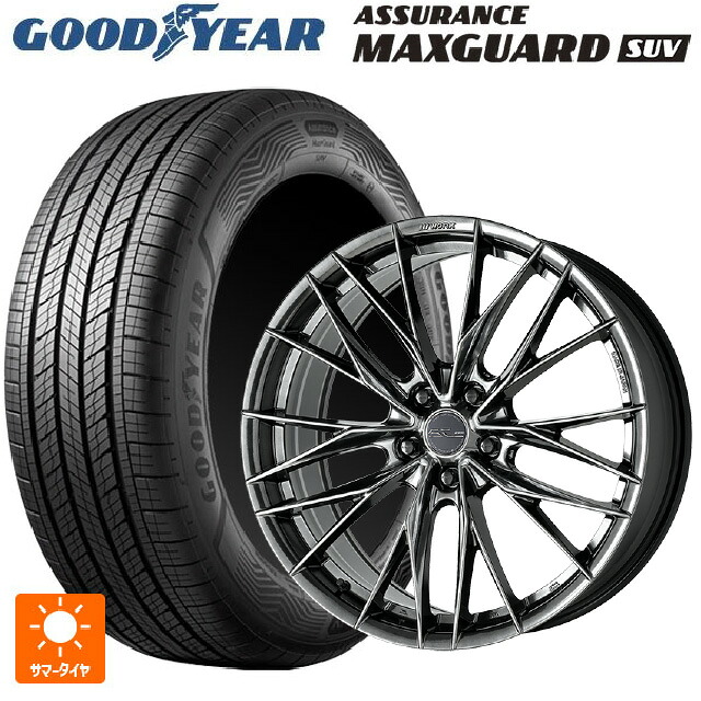235/60R18 107W XL グッドイヤー アシュアランス マックスガード SUV ワーク シュヴァート ブルネン LX GTK 18-7.5J 国産車用 サマータイヤホイール4本セット|タイヤホイール専門店コニシタイヤ