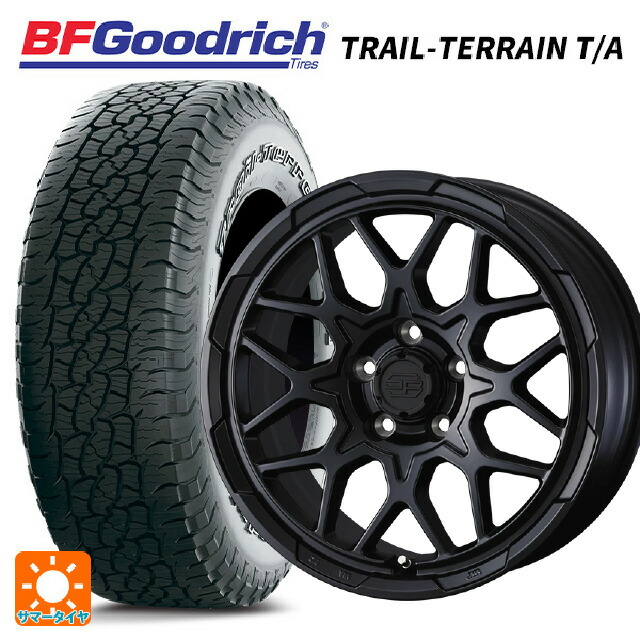 245/65R17 111T XL BFグッドリッチ トレイルテレーン T/A ホワイトレター 正規品 # ウェッズ ウェッズ アドヴェンチャー スタットベルグ2 MBK 17-7J 国産車用 サマータイヤホイール4本セット|タイヤホイール専門店コニシタイヤ