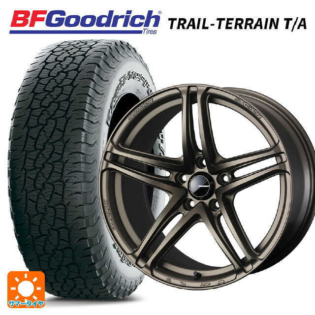 225/65R17 102T BFグッドリッチ トレイルテレーン T/A ホワイトレター 正規品 # ウェッズ ウェッズスポーツ SA 52R EJ-BRONZE2 17-7.5J 国産車用 サマータイヤホイール4本セット｜タイヤホイール専門店コニシタイヤ