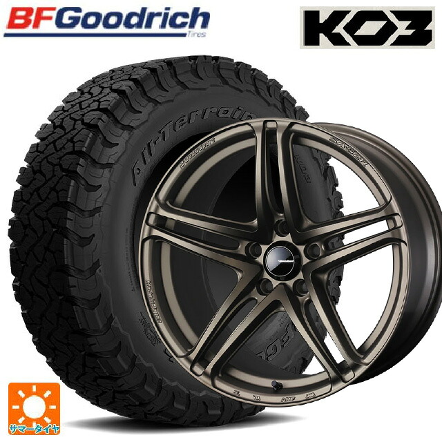 225/65R17 107/103S BFグッドリッチ オールテレーン TA KO3 ブラックレター 正規品 ウェッズ ウェッズスポーツ SA 52R EJ-BRONZE2 17-7J 国産車用 サマータイヤホイール4本セット
