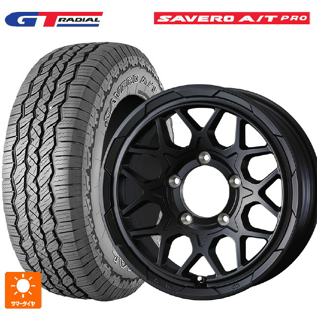 225/75R16 104T WEB限定販売 GTラジアル サベロ AT プロ ホワイトレター ウェッズ ウェッズ アドヴェンチャー スタットベルグ2 MBK 16-6J 国産車用 サマータイヤホイール4本セット