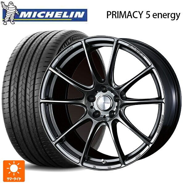 215/50R18 96W XL ミシュラン 正規品 プライマシー5 エナジー ウェッズ ウェッズスポーツ SA25R PSB 18-7J 国産車用 サマータイヤホイール4本セット|タイヤホイール専門店コニシタイヤ