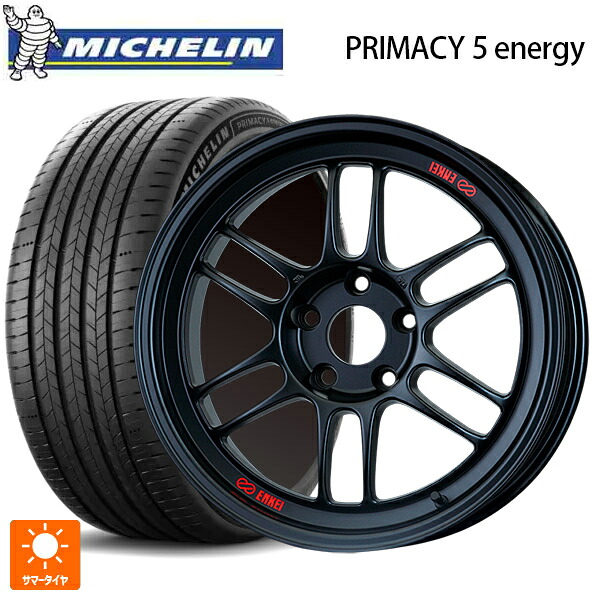 215/50R18 96W XL ミシュラン 正規品 プライマシー5 エナジー エンケイ レーシング RPF1 マットブラック 18-7.5J 国産車用 サマータイヤホイール4本セット｜タイヤホイール専門店コニシタイヤ