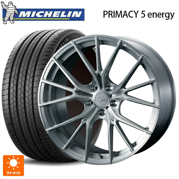225/45R18 95W XL ミシュラン 正規品 プライマシー5 エナジー ウェッズ エフゼロ FZ-1 BRUSHED 18-7.5J 国産車用 サマータイヤホイール4本セット