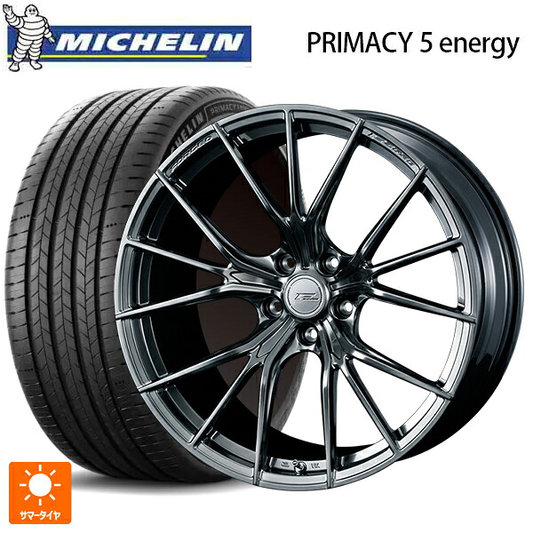 トヨタ プリウス(60系)用 195/50R19 92V XL ミシュラン 正規品 プライマシー5 エナジー # ウェッズ エフゼロ FZ-1 DIAMOND BLACK 新品サマータイヤホイール 4本セット｜タイヤホイール専門店コニシタイヤ