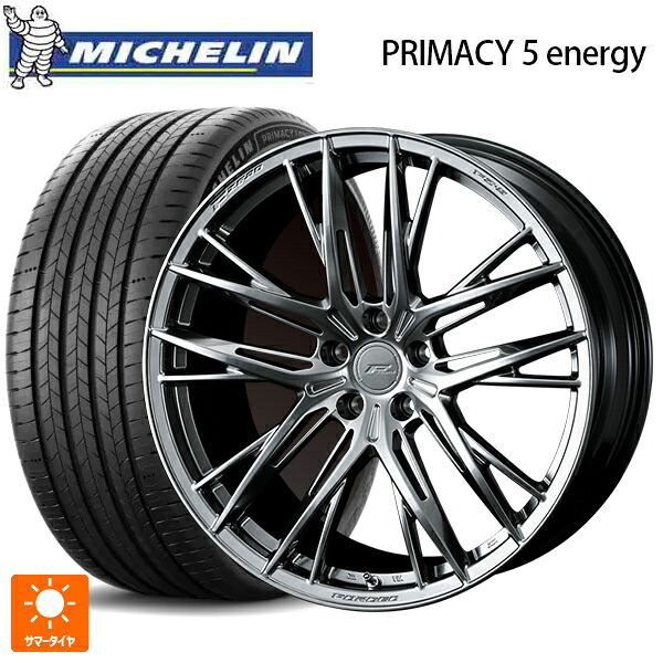215/50R18 96W XL ミシュラン 正規品 プライマシー5 エナジー ウェッズ エフゼロ FZ-5 DIAMOND BLACK 18-8J 国産車用 サマータイヤホイール4本セット|タイヤホイール専門店コニシタイヤ