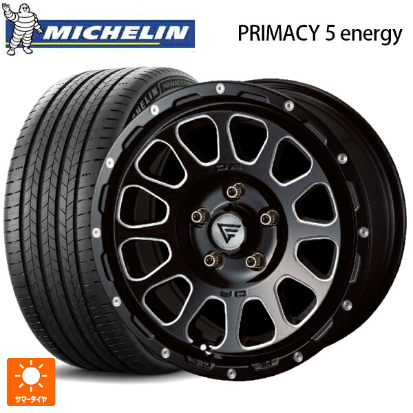 225/45R17 94W XL ミシュラン 正規品 プライマシー5 エナジー エクシズルライン デルタフォース オーバル ブラックマシニング 17-7J 国産車用 サマータイヤホイール4本セット 157,300円