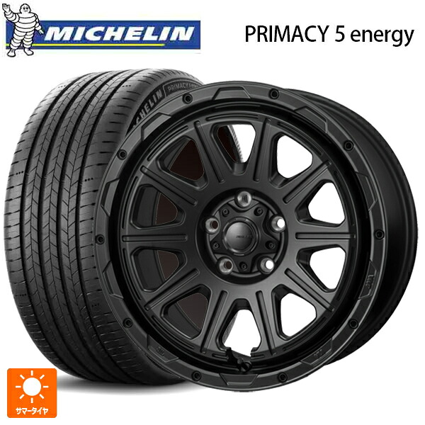 トヨタ プリウス(60系)用 195/60R17 94H XL ミシュラン 正規品 プライマシー5 エナジー # ジャパン三陽 ハイブロック レグルス サテンブラック 新品サマータイヤホイール 4本セット｜タイヤホイール専門店コニシタイヤ