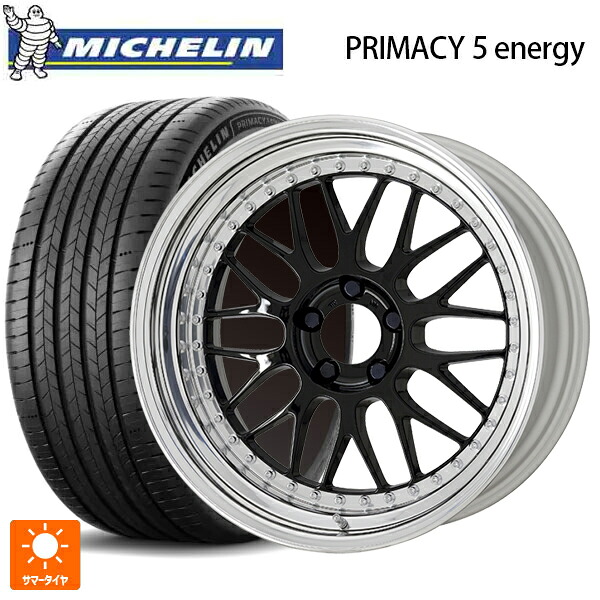 トヨタ プリウス(60系)用 195/60R17 94H XL ミシュラン 正規品 プライマシー5 エナジー # ワーク マイスター M1 3ピース BLK 新品サマータイヤホイール 4本セット|タイヤホイール専門店コニシタイヤ