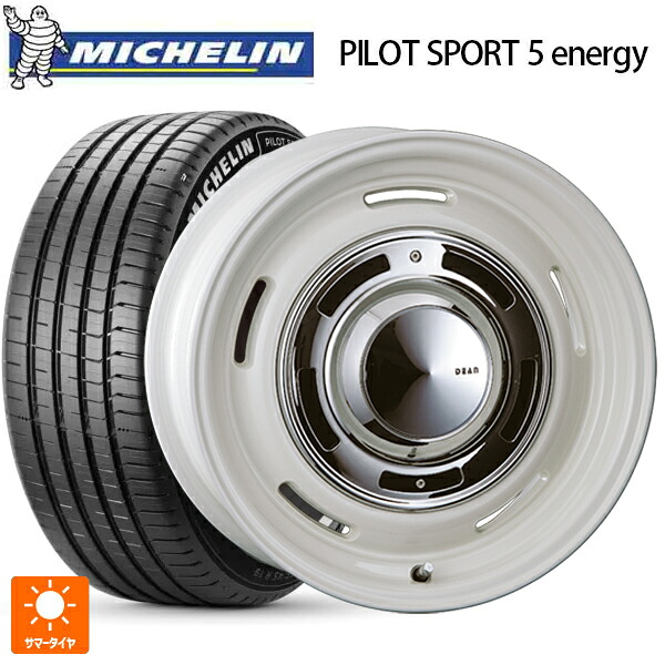 235/45R18 98Y XL ミシュラン 正規品 パイロットスポーツ5 エナジー アコースティック クリムソン ディーン クロスカントリー マーガレットホワイト 18-8J 国産車用 サマータイヤホイール4本セット