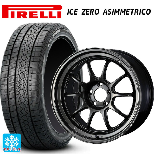 225/45R18 95H XL ピレリ アイスゼロ アシンメトリコ 正規品 # ウェッズ ウェッズスポーツ TC105X DSR EJ-TITAN 18-8.5J 国産車用 スタッドレスタイヤホイール4本セット｜タイヤホイール専門店コニシタイヤ