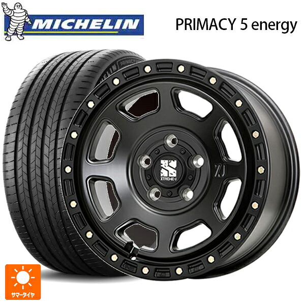 225/45R18 95W XL ミシュラン 正規品 プライマシー5 エナジー エムエルジェイ エクストリームJ XJ07 Satin Black 18-8J 国産車用 サマータイヤホイール4本セット｜タイヤホイール専門店コニシタイヤ