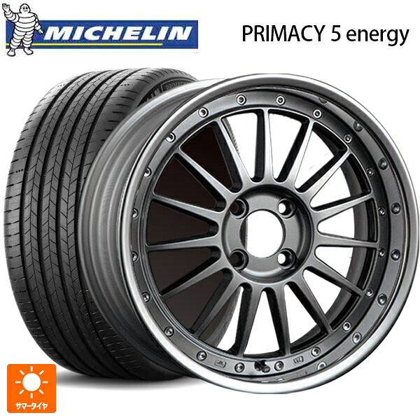 トヨタ プリウス(60系)用 195/60R17 94H XL ミシュラン 正規品 プライマシー5 エナジー # タナベ SSR プロフェッサー TF1R チタンシルバー 新品サマータイヤホイール 4本セット｜タイヤホイール専門店コニシタイヤ